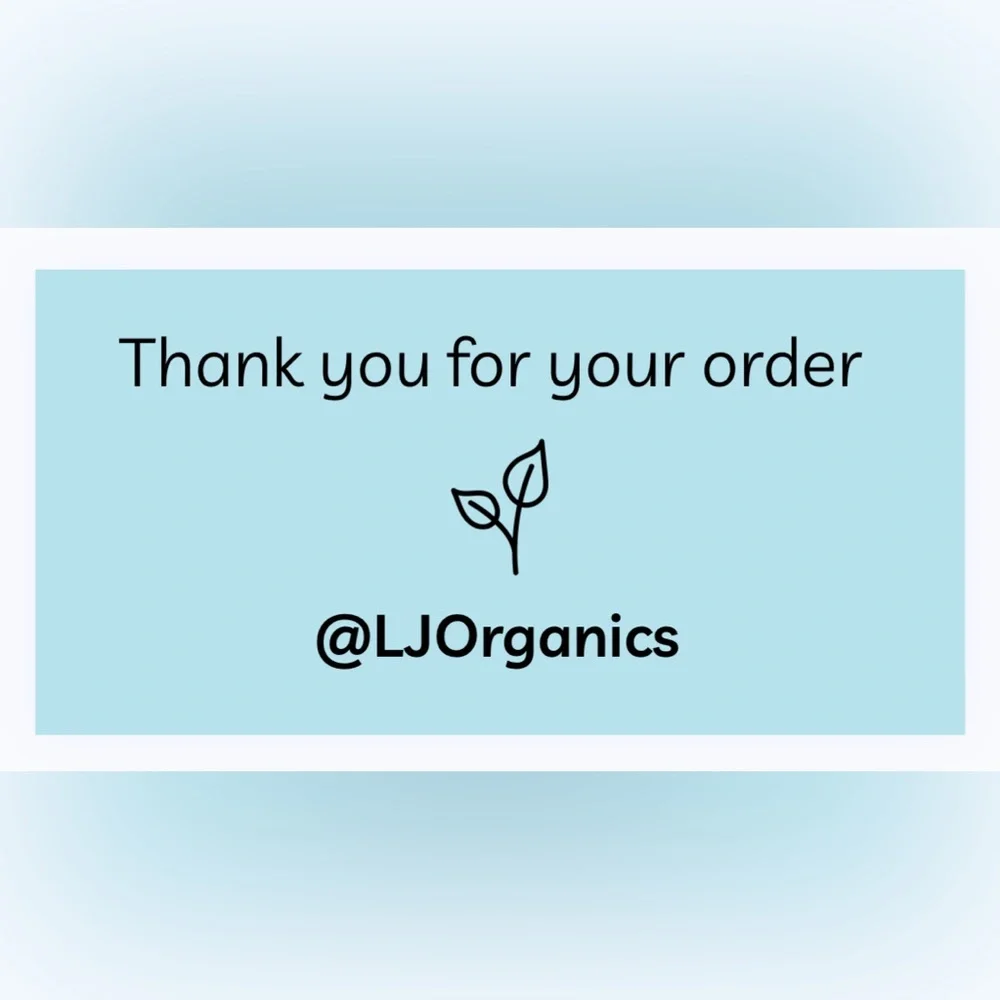 30 CUSTOM STICKERS - 2” x 1” - THANK YOU FOR YOUR ORDER - WITH YOUR CLOSET NAME
